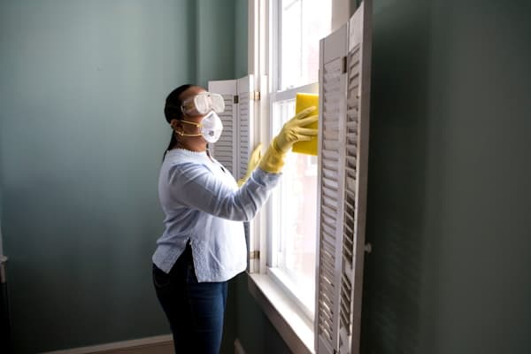 Home cleaning professional